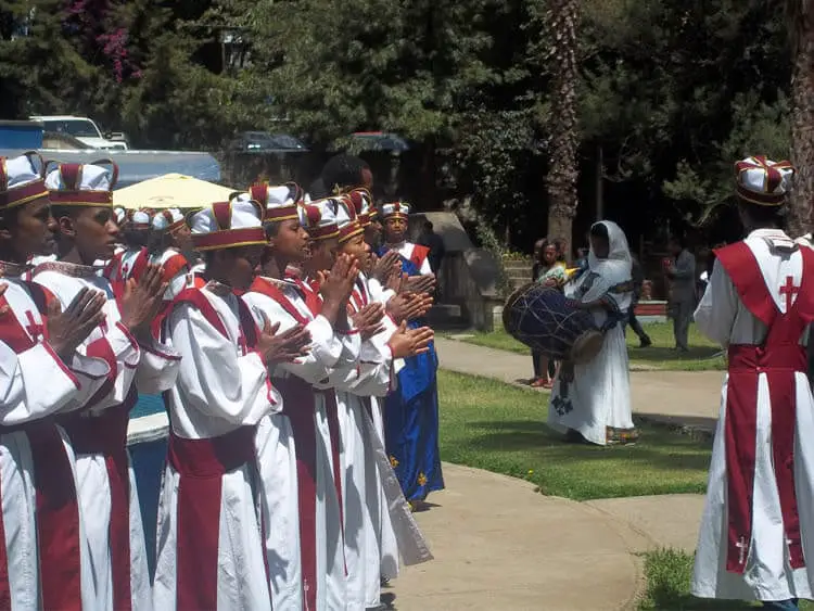 The Ghion Hotel hosts traditional Ethiopian weddings on Sundays