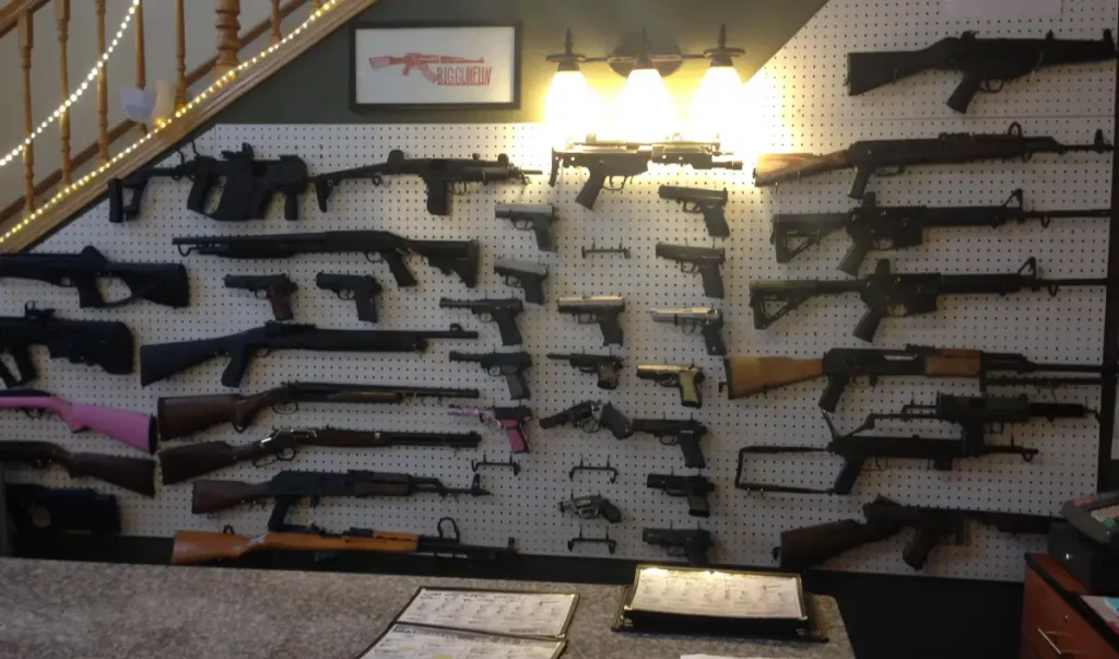 Check out the local gun store