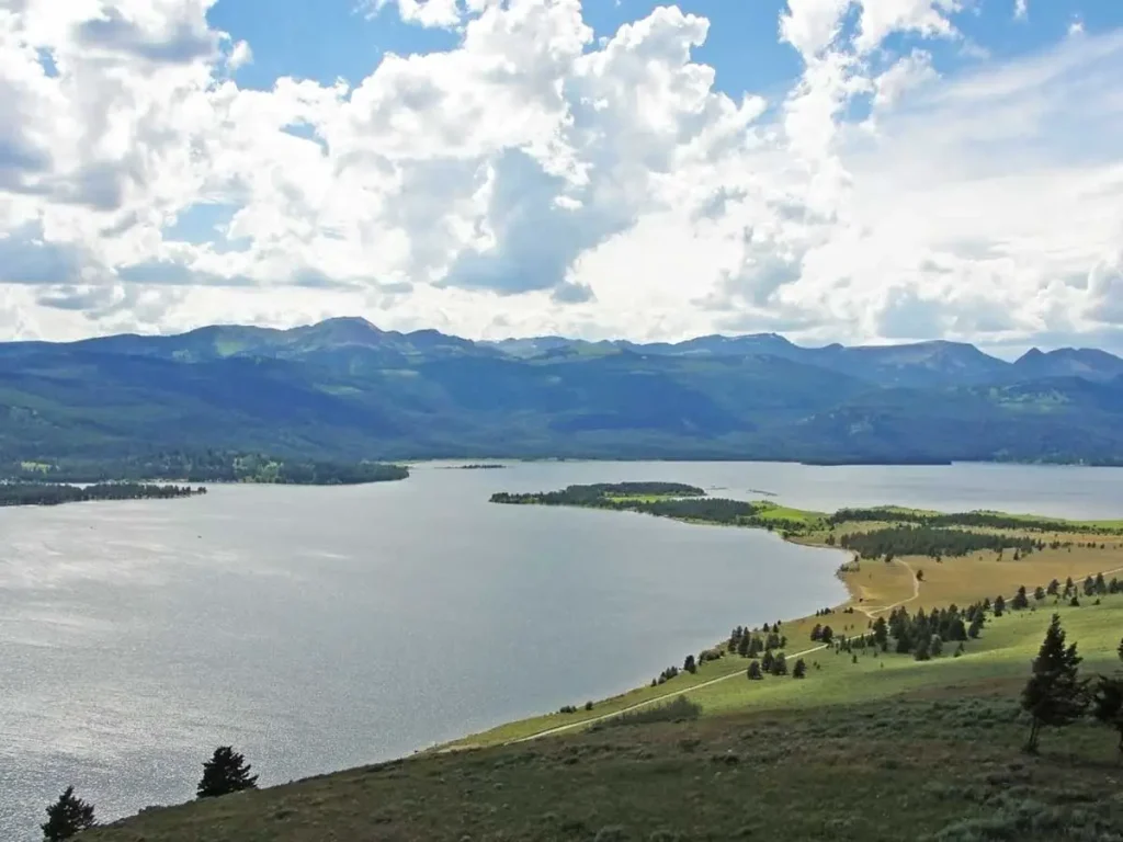 Relax at a nearby saltwater lake 